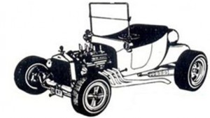 Bay Rodders Tauranga T-Bucket logo