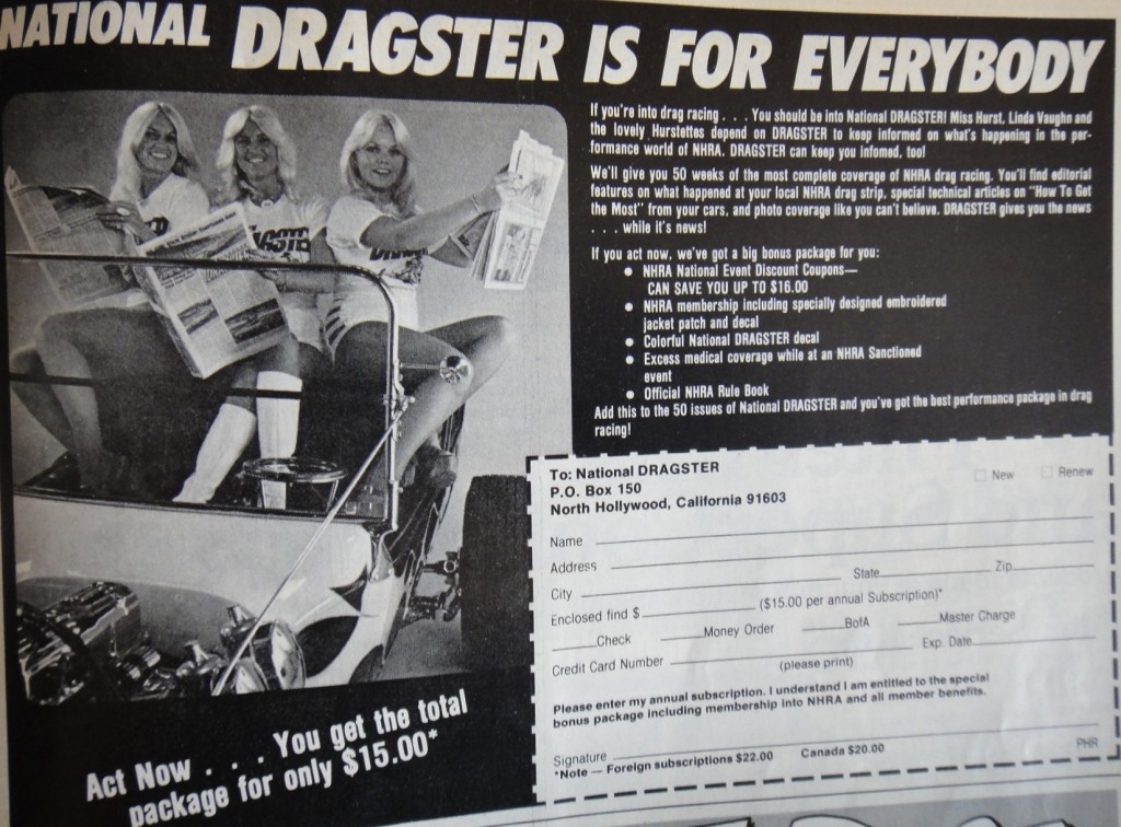 Linda Vaughn T-Bucket National Dragster