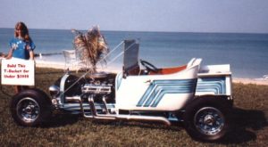 Actual photograph of the T-Bucket Roadster constructed for under $3000