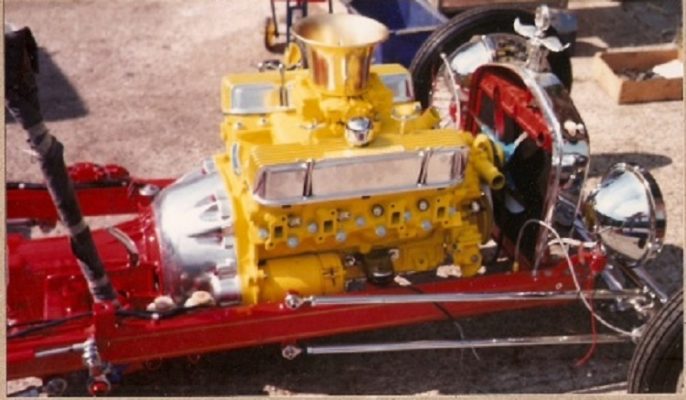 T-Bucket Engine Transmission Installation in Dave Melling Project: Part 18