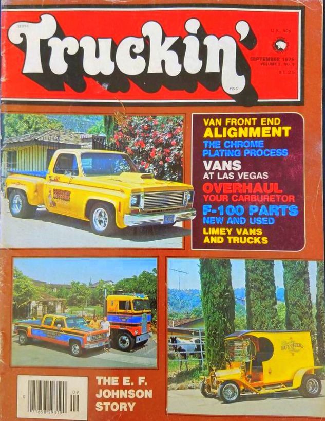 Butcher Truck Bob Reed Dan Woods C-Cab Truckin September 1976